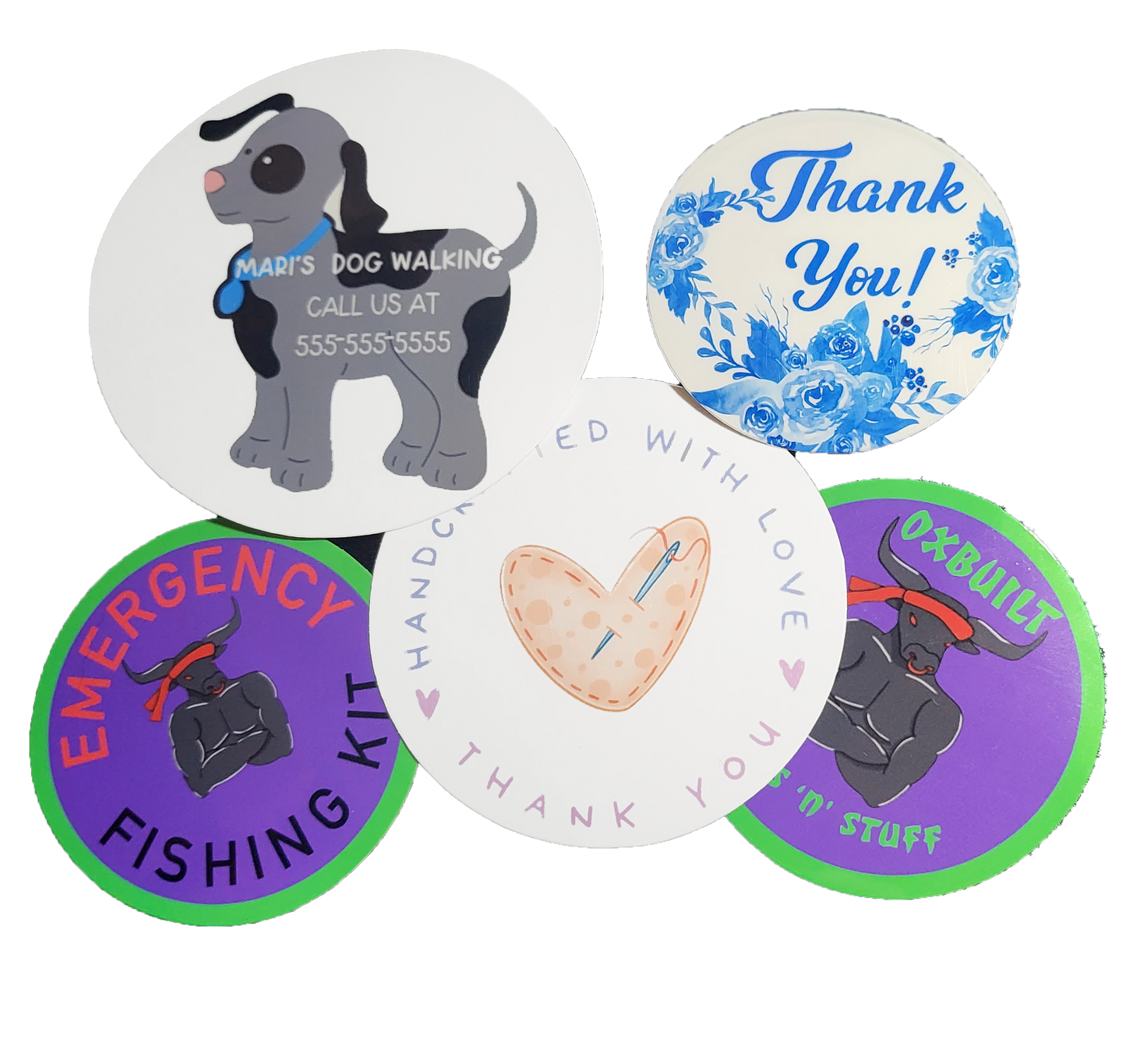 Custom Circular Stickers